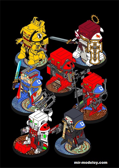 №20044 - Chibi chapters (Eli Patoroch) из бумаги