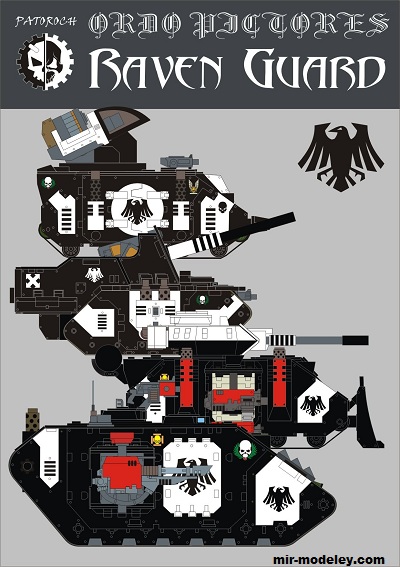 №20074 - Raven Guard 2 (Eli Patoroch) из бумаги