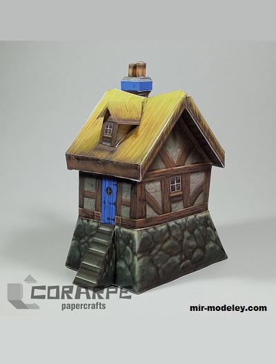 №20150 - Фермер / Farm Human (Corarpe Papercrafts) из бумаги