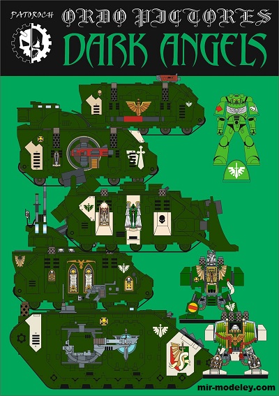 №20130 - Dark Angels (Eli Patoroch) из бумаги