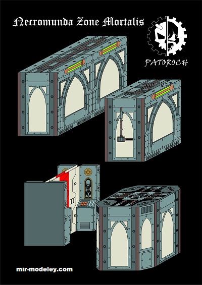 №20111 - Necromunda Zone Mortalis (Eli Patoroch) из бумаги
