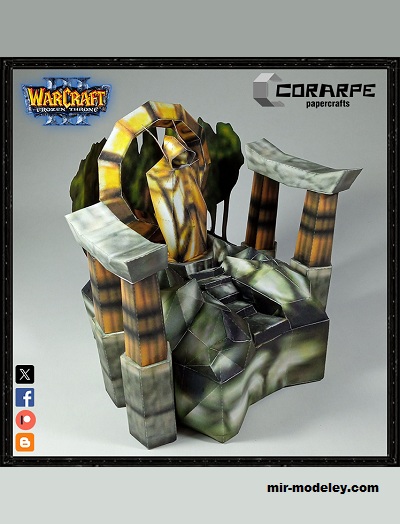 №20151 - Алтарь Старейшин / Altar of Elders (Corarpe Papercrafts) из бумаги