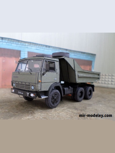 №20168 - КамАЗ-5511 (Конверсия Novamodel и ADW Model) из бумаги