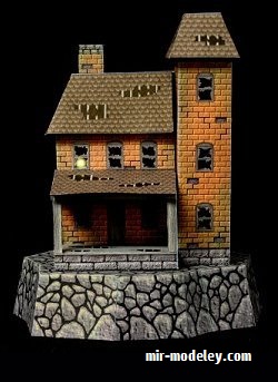 №20241 - Клифф-Хаус / Cliff House (Ray O'Bannon) из бумаги
