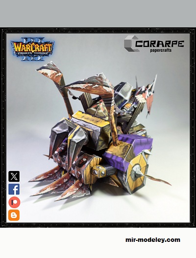 №20157 - Мясовозка / MeatWagon (Corarpe Papercrafts) из бумаги