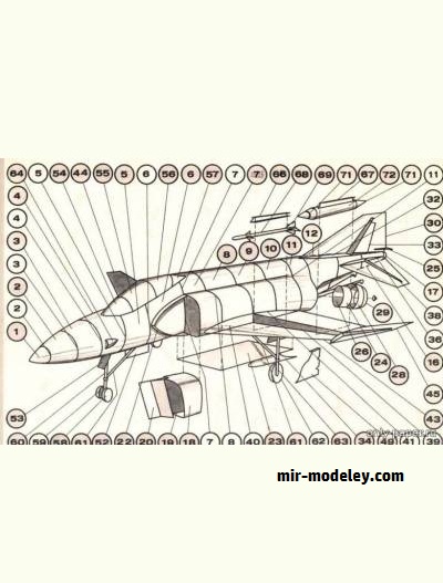 №20162 - Phantom II FG1 [Elektron-Zenit 02/1995] из бумаги