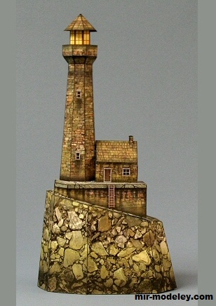 №20159 - Маяк / LIGHTHOUSE (Ray O'Bannon) из бумаги