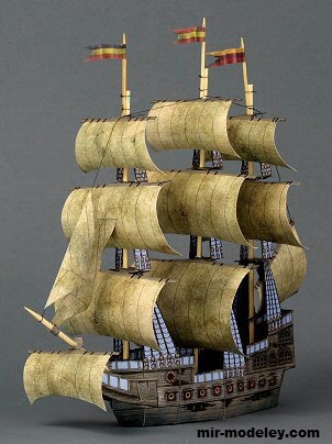 №20158 - Корабль-призрак / Ghost Ship (Ray O'Bannon) из бумаги