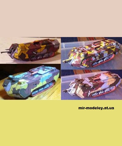 №270 - St. Chamond (Wayne McCullough) из бумаги