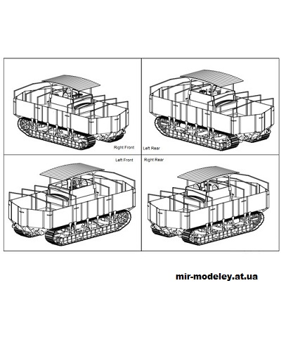 №266 - Uberlandwagen (Wayne McCullough) из бумаги — скачать развертку из бумаги