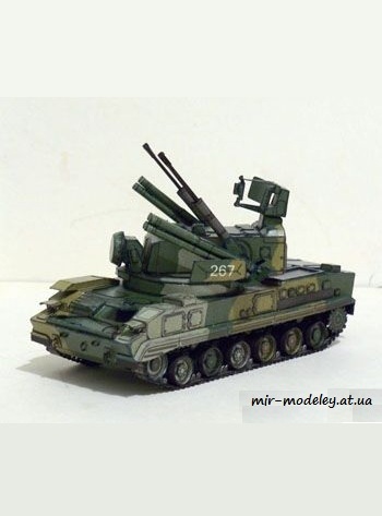 №254 - Тунгуска [Перекрас Модель-копия] из бумаги — развертка из бумаги