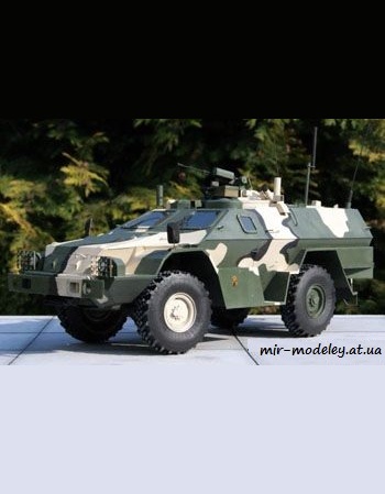 №233 - BPM-97 DOZOR (KamAZ 43269) [Modelik 05-2014] из бумаги — развертка из бумаги