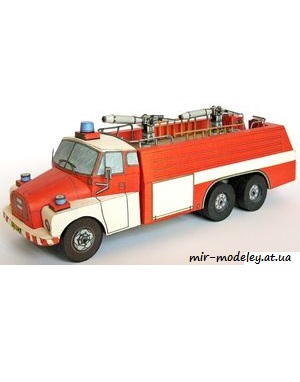 №2101 - Cisternová stříkačka CAS 32 T-148 [ABC 1982-24] из бумаги