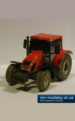 №2033 - Traktor Zetor 12441 Forterra [Fifik 42] из бумаги