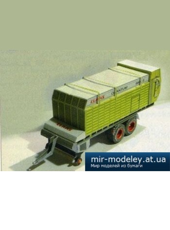 №2046 - Samozberaci voz Claas Quantum 6800S [Fifik] из бумаги