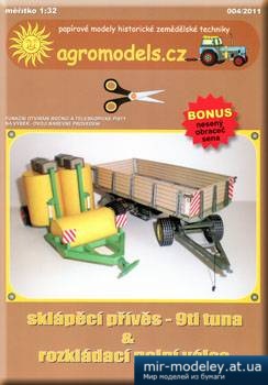 №2022 - Sklapeci prives 9ti tuna [Agromodels 004] из бумаги