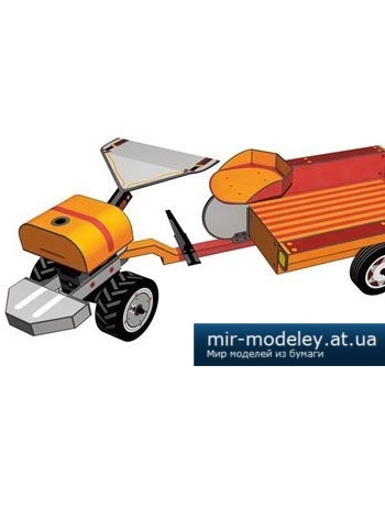 №2049 - Минитрактор / Malotraktor [ABC 16/2015] из бумаги