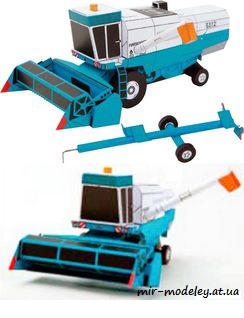 №2032 - Kombajn Fortschritt E512 [ABC 2008-14] из бумаги