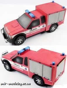 №2080 - RZA Nissan Pick-up King Cab 2,5 TDi 4x4 [ABC 2008-07] из бумаги