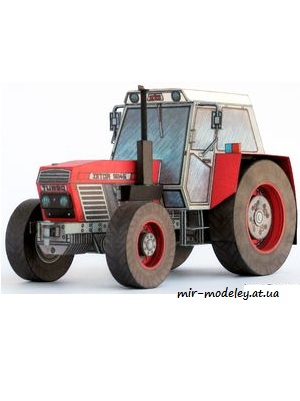 №2036 - Zetor 161-45 Turbo [ABC 1990-05] из бумаги