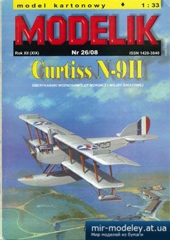 №2188 - Curtiss N-9H [Modelik 2008-26] из бумаги