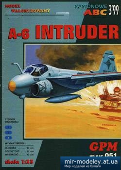 №2133 - A-6 Intruder (3-е издание) [GPM 051] из бумаги