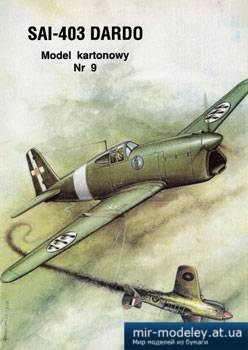 №2231 - Włoski lekki samolot myśliwski Ambrosini SAI-403