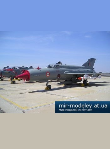 №2317 - Истребитель MIG-21 [IAFM] из бумаги