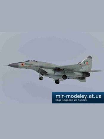 №2307 - Многоцелевой истребитель МиГ-29 / MiG-29 [IAFM] из бумаги