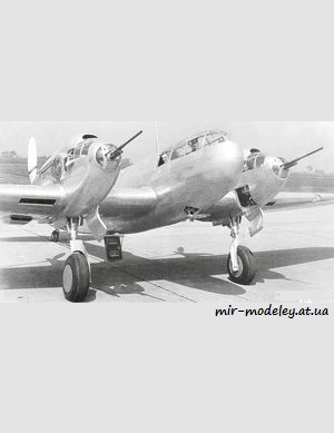 №2323 - Bell YFM-1 Airacuda [Левша 2013-01] из бумаги