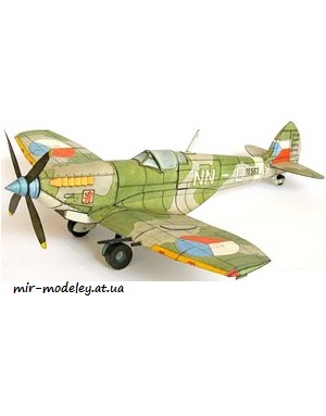 №2603 - Spitfire L.F.Mk. IXE [ABC 05/1989] из бумаги