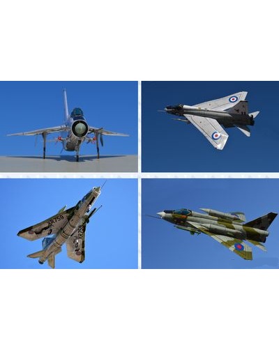 №2553 - English Electric Lightning F.6 (TSMC) из бумаги