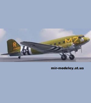 №2586 - C-47 (Tokio Solid Model Club) из бумаги