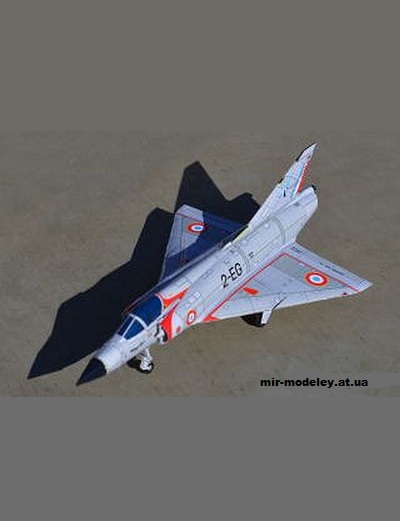 №2550 - Истребитель Mirage III (TSMC) из бумаги