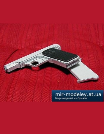 №2657 - Browning M1910 [Bongo Papercraft] из бумаги