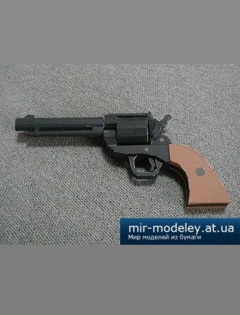 №2683 - Colt M1873 SAA [Bongo Papercraft] из бумаги