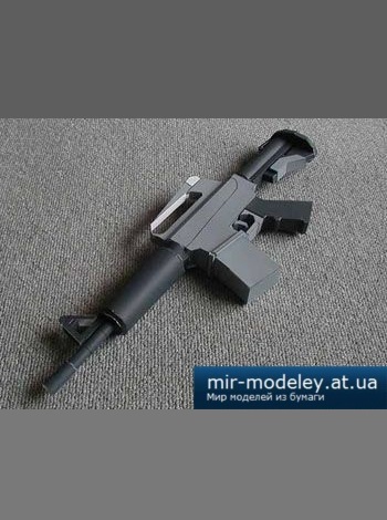 №2655 - COLT M733 COMMANDO [Bongo Papercraft] из бумаги
