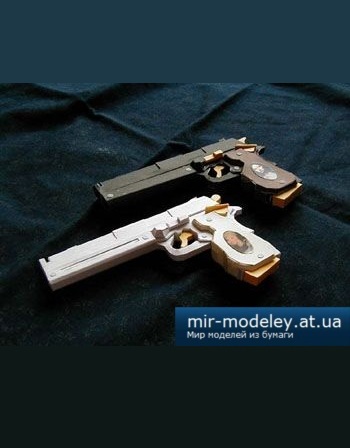 №2638 - Ebony and Ivory [Bongo Papercraft] из бумаги