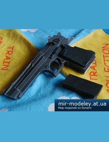 №2637 - Desert eagle [Bongo Papercraft] из бумаги