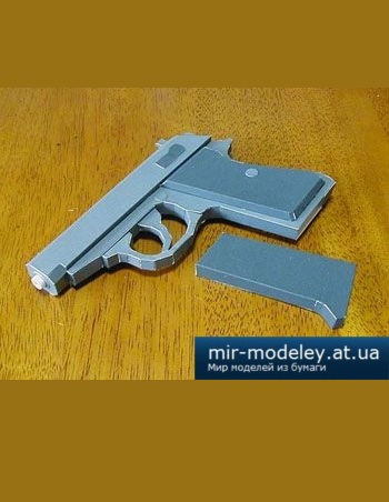 №2686 - Walther PPK [Bongo Papercraft] из бумаги