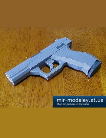 №2671 - Walther P99 [Bongo Papercraft] из бумаги