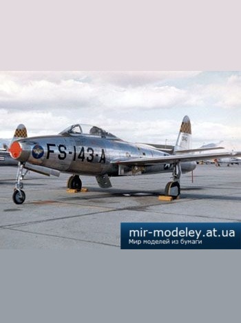 №2735 - F-84 [IAFM] из бумаги