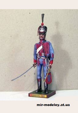№2841 - Гусар / Ussaro из бумаги [Fabrizio Prudenziati] из бумаги