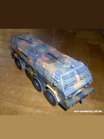 №2815 - Бронетранспортер Tatrapan 815 VP 21 (Elektron-Zenit 2-3/1997) из бумаги