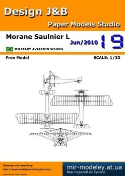 №2836 - Morane Saulnier L (Design J&B) из бумаги