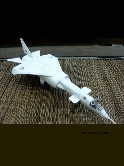 №2986 - BAC TSR-2 [Peri Paperhobby] из бумаги