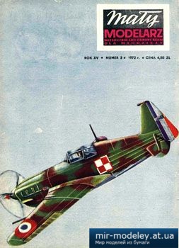 №2969 - Morane-Saulnier MS-406-C1 [Maly Modelarz 1972-03] из бумаги