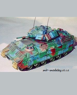 №302 - M2 Bradley [ABC 1994-13-14] из бумаги — скачать развертку из бумаги
