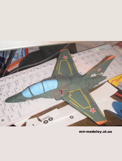 №3035 - Як-130 / Yak-130 (Перекрас Kancho) из бумаги