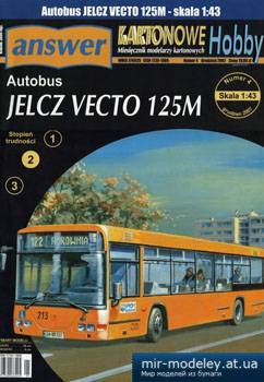 №3437 - Jelcz Vecto 125M [Answer KH 2007-04] из бумаги